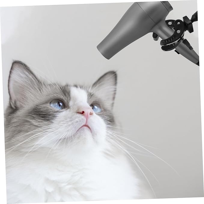 Pet Hair Dryer Stand Stable Base Hose Tube Holder for Grooming Table Convenient Blow Dryer Holder for Dogs and Cats Easy to Install and Transport