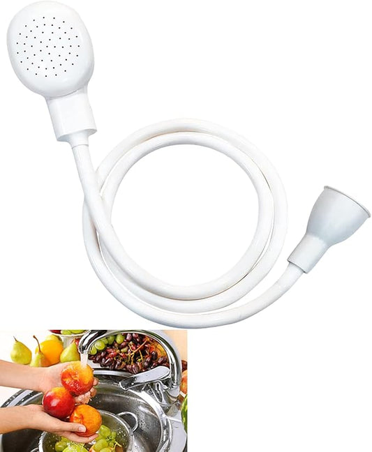 3M/9.84ft Sink Spray Hose, Portable Garden Tub Faucet Sprayer Handheld Hose Faucet Shower for Bathing Baby,Pets,Washing Hair,Rinsing Vegetables