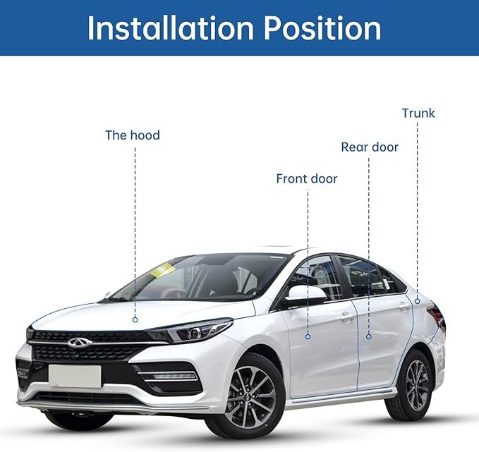 Car Door Edge Guards 16Ft(5M) Automotive Door Entry Guard U Shape Car Door Trim Protector for Most Car