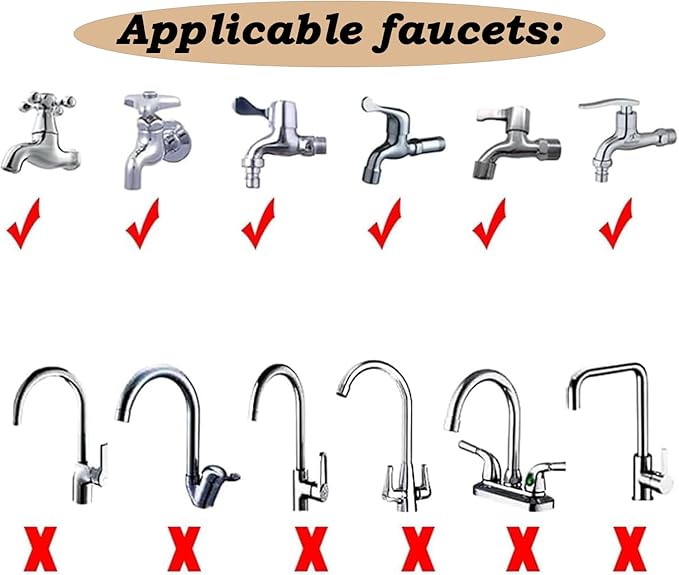 5m/16.4ft Sink Spray Rubber Hose Portable Faucet Sprayer Garden, Shampoo Sprayer Handheld Shower Head Spray Hose Attachment for Dog, Pets, Bathing Baby, Washing Hair, Rinsing Vegetables