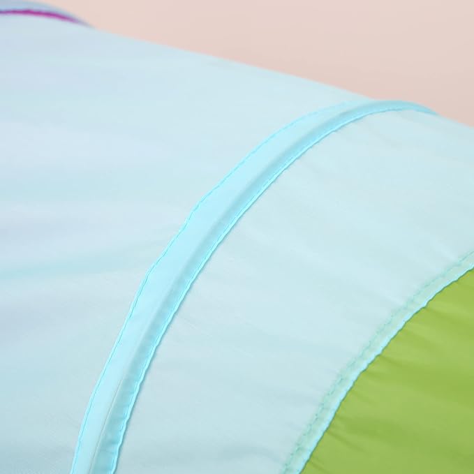Crawling Kids Play Tunnel [ Pop Up Portable Rainbow Tunnel ] for Children, Toddlers, Boys & Girls, Pet, Dogs & Cats, Indoor & Outdoor Toys (Purple, Blue, Green)
