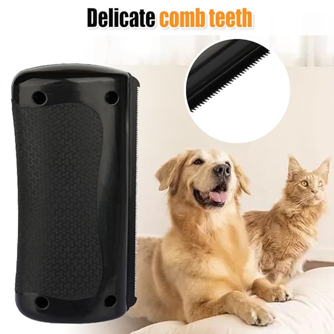 2026 New Deshedding Brush For Dogs, Cats & Horses, Pet Hair Remover Comb for Shedding, Cat and Dog Grooming Brush, Pet Hair Removal Tool for Matted, Loose Hairs (Black*1)