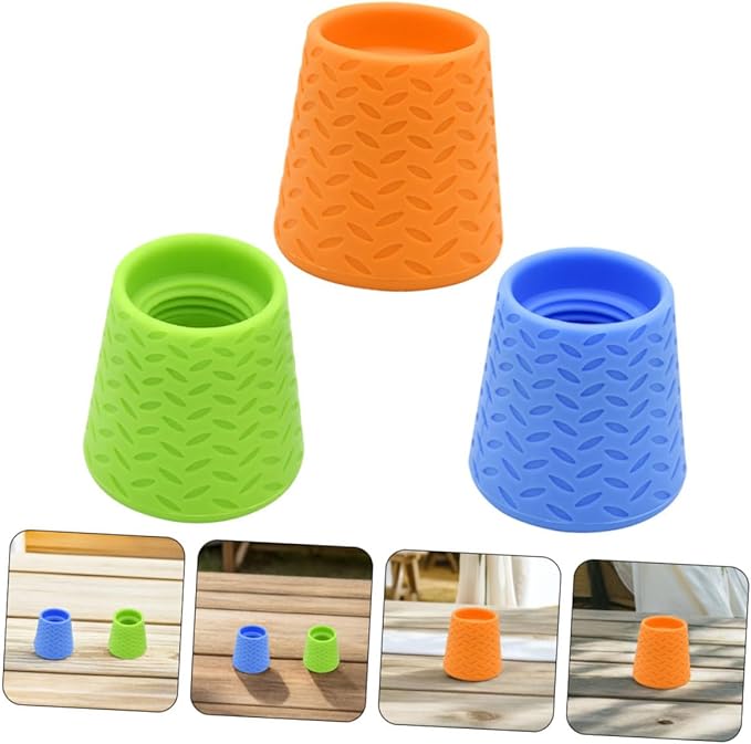 Abaodam 3pcs Portable Outdoor Pet Shower Sprayer with Soft Silicone Nozzles for Gentle Dog Hair and Skin Cleaning Quick-Attach Portable Dog Washing Shower Attachment for Travel Hiking