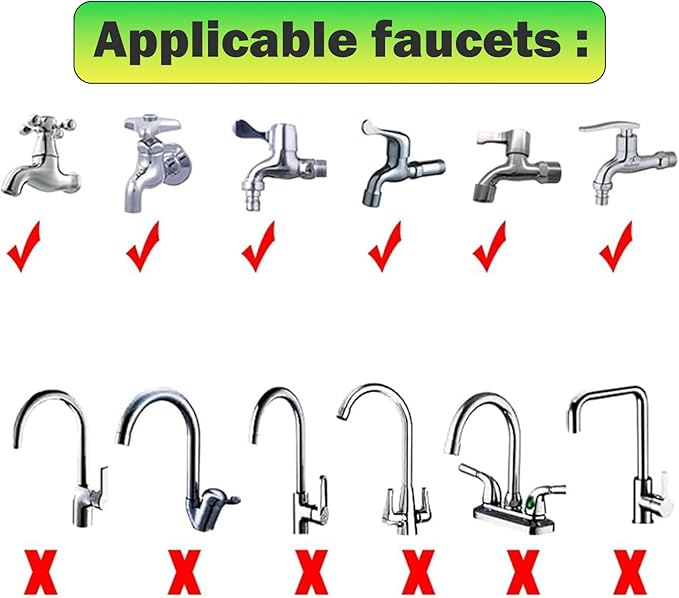 4m/13.12ft Sink Spray Hose Portable Faucet Sprayer Garden, Shampoo Sprayer Handheld Shower Head Spray Hose for Pets, Bathing Baby, Washing Hair, Rinsing Vegetables