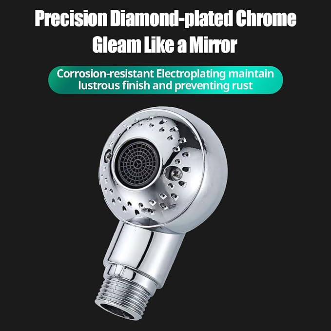 MANON ROSA Dog Shower Attachment - High-Pressure 2-Mode Handheld Sprayer with Universal Hose Interface for Small Medium Large Pets: Puppies Cats Kittens- Ideal for Bathing Massaging Grooming