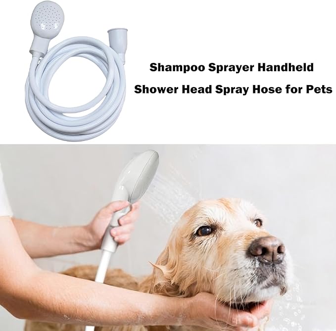 4m/13.12ft Sink Spray Hose Portable Faucet Sprayer Garden, Shampoo Sprayer Handheld Shower Head Spray Hose for Pets, Bathing Baby, Washing Hair, Rinsing Vegetables