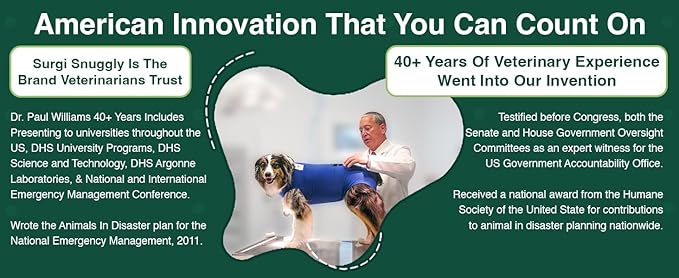 SurgiSnuggly Veterinary Invented Dog Surgical Recovery Suit for Female Spay or Male Dogs Neuters,Cone Alternative, Original Dog Onesie Bodysuit for After Surgery Small, Medium, Large Dogs Large Plum