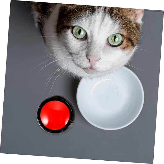 Toddmomy 4pcs Dog Talking Button Toy Pet Communication Device Puppy Buttons for Interaction Interactive Recording for Dogs Random Color