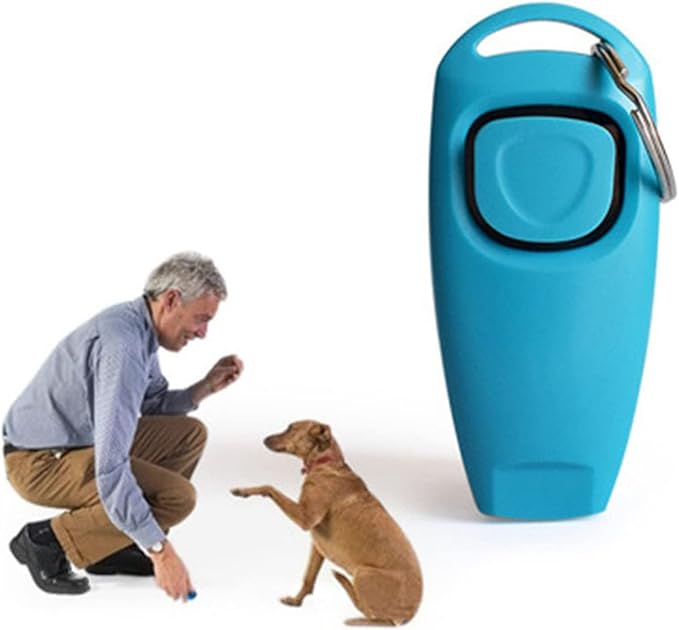 Dog Training Clickers and Whistle in One Consistent Positive Reinforcement for Puppies Fix Undesired Behaviors