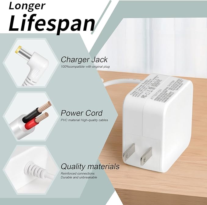 DuckSky Charger Replacement for Self Cleaning Cat Litter Box[Please Check the Product Details to Confirm Your Model]