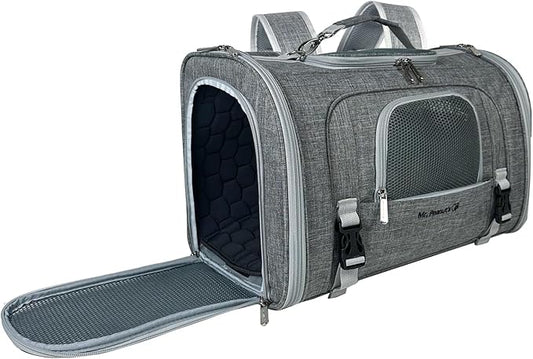 Mr. Peanut's Monterey Series Convertible Backpack Airline Approved Pet Carrier