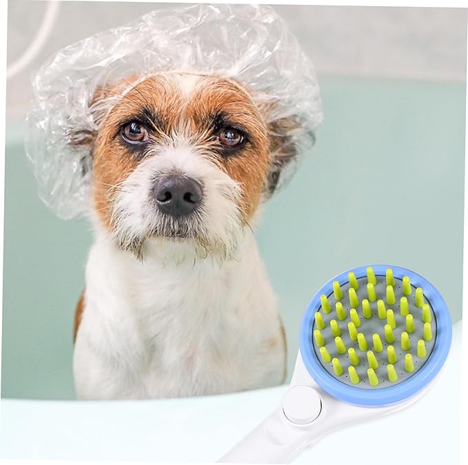 UKCOCO Portable Dog Shower Sprayer with Hose Multifunctional Pet Bath Brush for Grooming and Massaging Dogs and Cats Powerful Full Coverage Spray for Efficient Rinsing Suitable for All