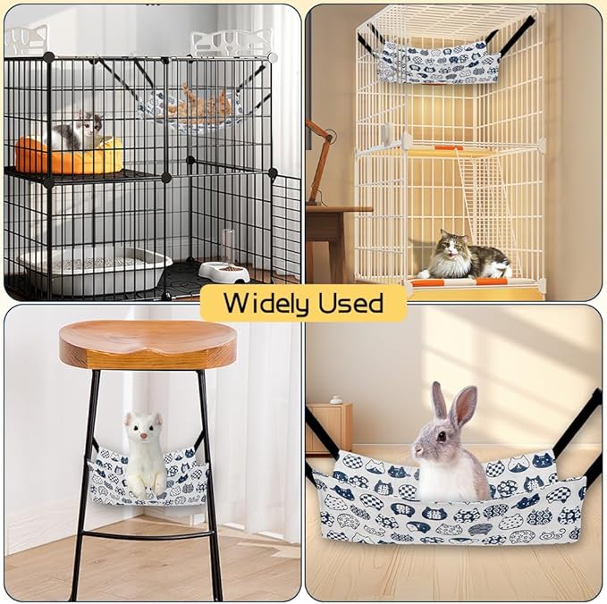 Cat Hammock & Bed - Large & Kitten Sizes - Cat Cages & Accessories - Indoor & Outdoor
