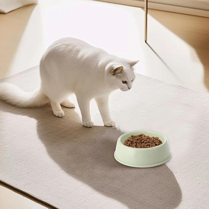Heavy Duty Non-Slip Pet Bowl for Cats & Dogs - Thickened Spill-Proof Food & Water Dish with Wide Base, Tip-Proof Design for Pet Owners