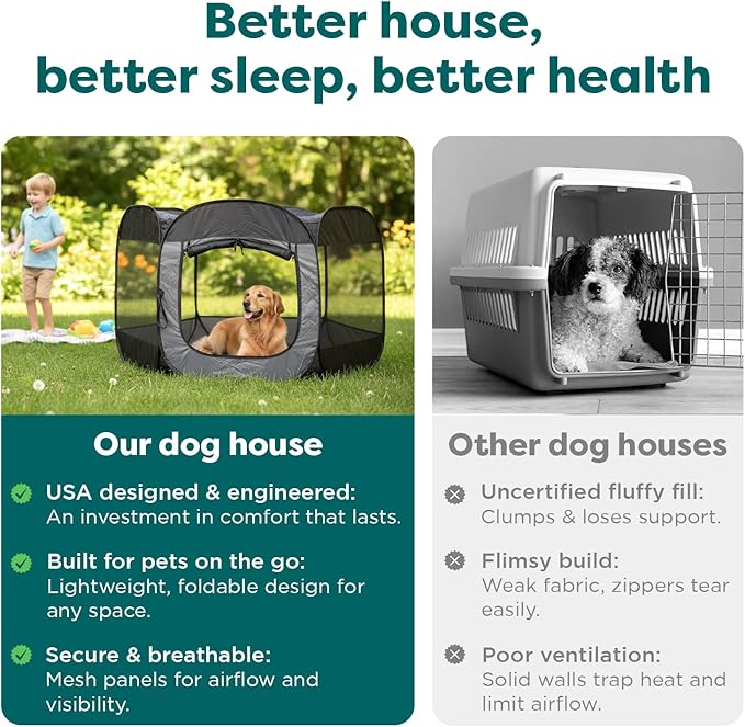 FurHaven Soft-Sided Dog & Cat Playpen, Portable Foldable Indoor & Outdoor Pet Playpen with Mesh Windows & Zippered Door, Green & Pink, Extra Large