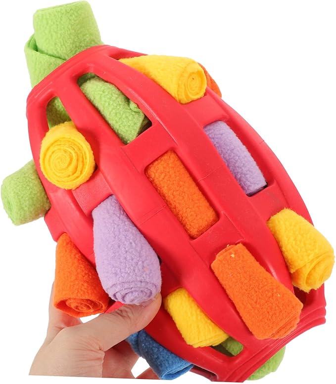 Angoily Interactive Snuffle Ball for Dogs Breed Treat Dispenser Toy for Enrichment Slow Feeding and Mental Stimulation Easy to Clean Engaging Dog Playtime