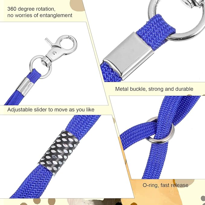 3 Pcs Grooming Loop, Nylon Restraint Noose Adjustable Groomers Helper Grooming Loop Fixed Safety Tether Straps Grooming Supplies for Pet Grooming Table Bathtub