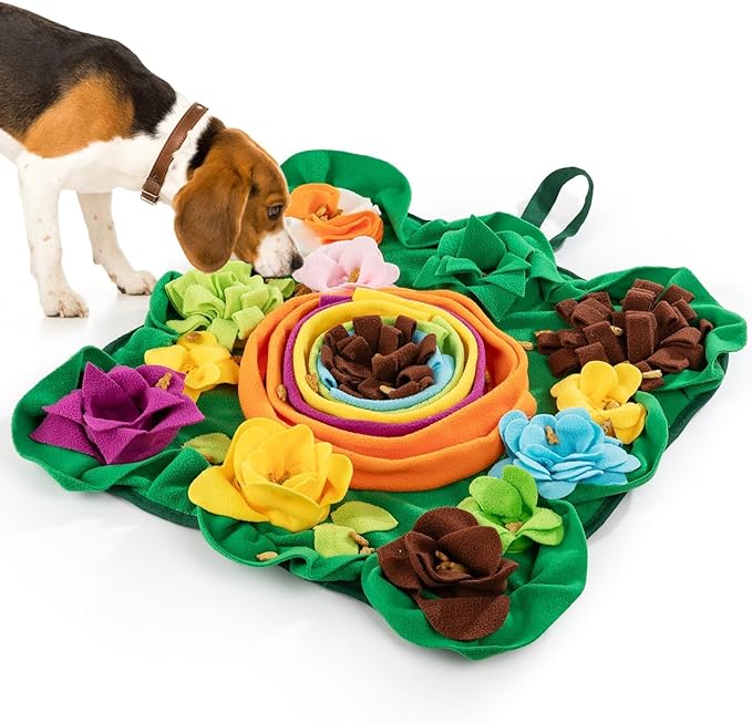 Snuffle Mat for Dogs -Interactive Dog Toys to Keep Them Busy | Puppy Puzzle Slow Feeder Treat| Dog Lick Mat Enhancement