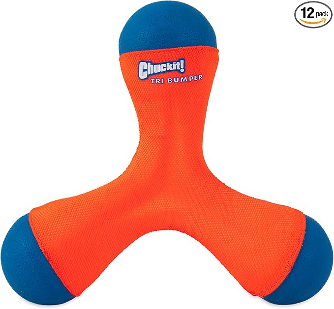 Chuckit! Triangular Fetch & Tug Dog Toy (Pack of 12)