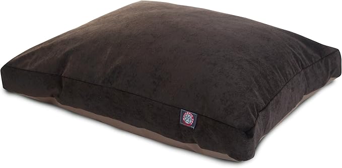 Majestic Pet Villa Rectangle Dog Bed Washable – Non Slip Comfy Pet Bed – Crate Bed with Removable Washable Cover – Kennel Bed for Sleeping, Polyester Fiber, Small, Storm