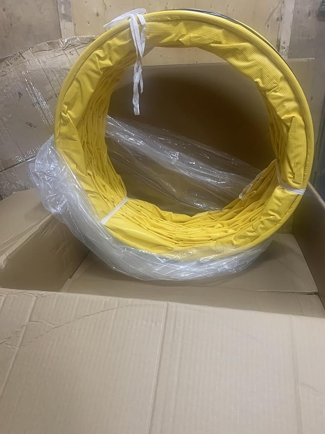 680 GSM Dog Aigility Yellow PVC Tunnel, 26" Diameter,15' 4" Pitch, 3.5 mm Wire, $339