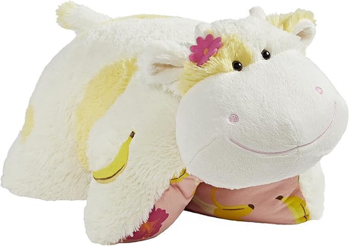Pillow Pets Sweet Scented Banana Cow Stuffed Animal Plush Toy