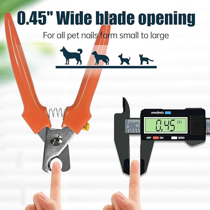 2-Pack Large Dog Nail Clippers 767C – Professional Dog Nail Clippers Trimmers for Small & Large Dogs, Safe & Precise Pet Paw Care, Durable Claw Trimmer for Home Grooming