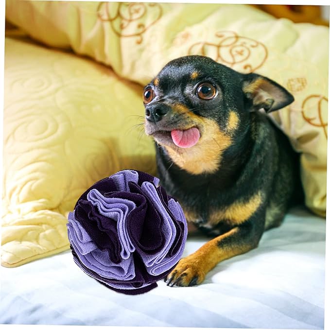Upgraded PET Dog Sniff Ball Interactive Chewing Toy for Dogs Colorful Snuffle Ball for Sniffing and Treats for Training and Playtime