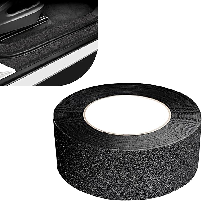Car Door Entry Guard, 16.4FT Anti-Slip Sill Trim Protection Strips, Anti Collision Scuff Car Door Sill Protector, Waterproof Automotive Entry Guard Protector Sticker for Most Cars (16ft x 7cm)