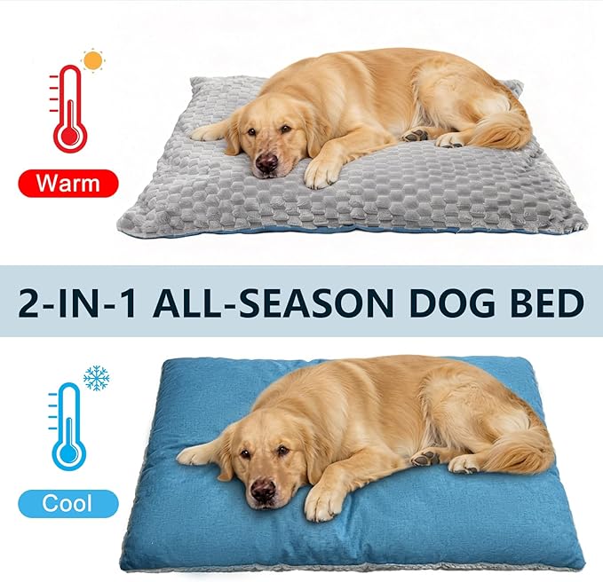 Medium Dog Bed, Orthopedic Bolster Sofa with Soft Plush Cushion, Machine Washable Non-Slip Bottom for Joint Pain Relief,30"x24"x13" All Season Comfort for Dogs Up to 33 lbs
