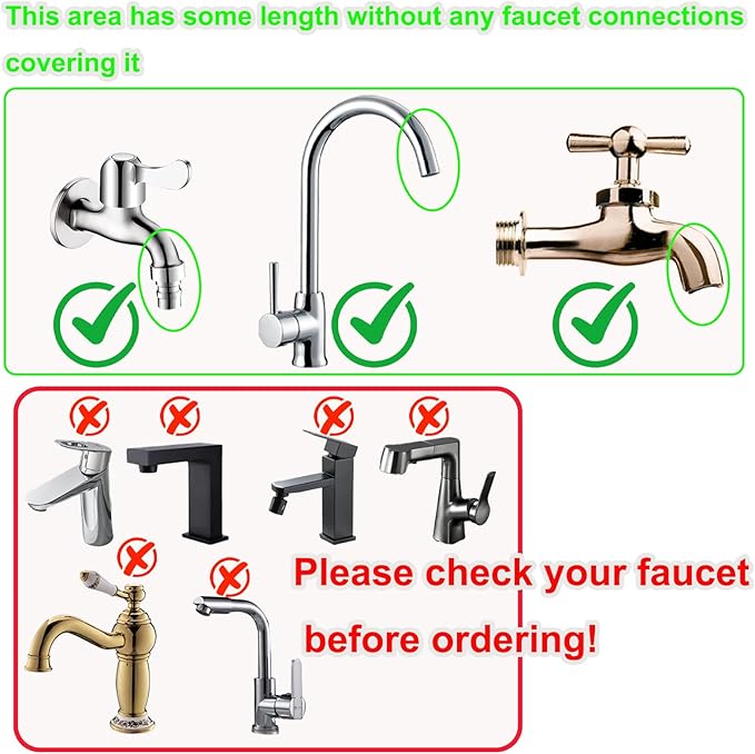 16.40ft/5m Sink Spray Hose, Portable Shampoo Sprayer, Shower Head Spray Hose for Bathing Baby, Pets, Washing Hair, Rinsing Vegetables, Utility Sink