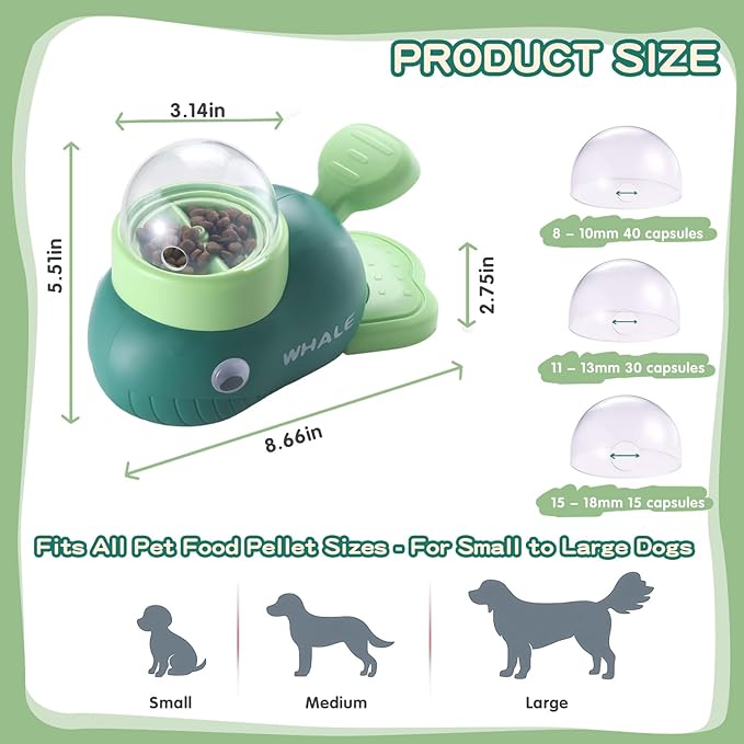 Interactive Dog Toys & Cat Toys for Indoor Cats, Dog Puzzle Toy Slow Feeder Bowl, Puppy Enrichment Toys, Interactive Cat Toys, Dog Feeder Puzzle Toy for Smart Dogs to Keep Them Busy With Silicone Mat