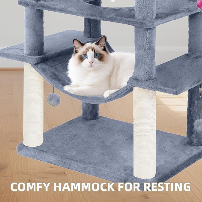 Roypet 32" Cat Tree 0111 (Grey, 71'')