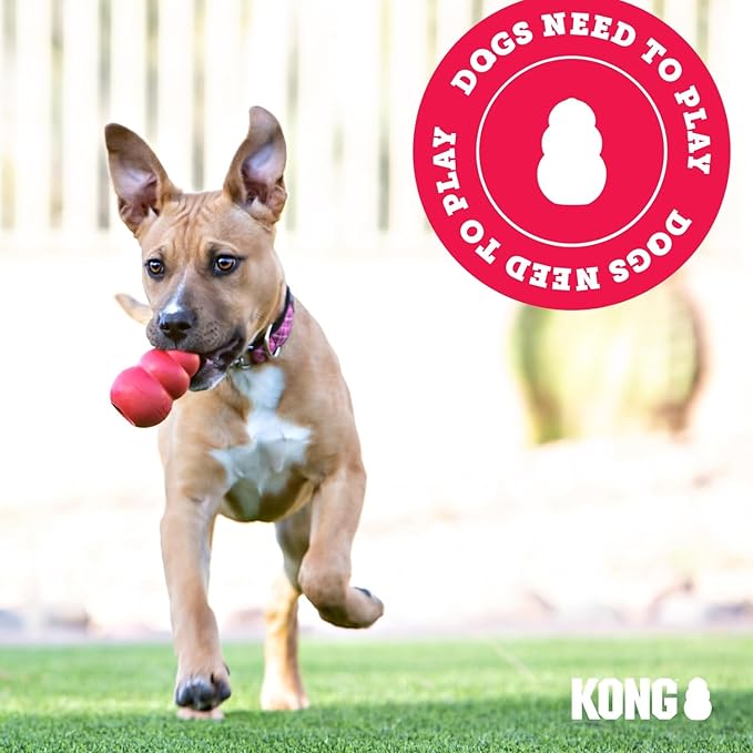 KONG Wobbler - Interactive Dog Toy for Treat Dispensing - Dog Slow Feeder for Healthy Eating - for Medium/Large Dogs