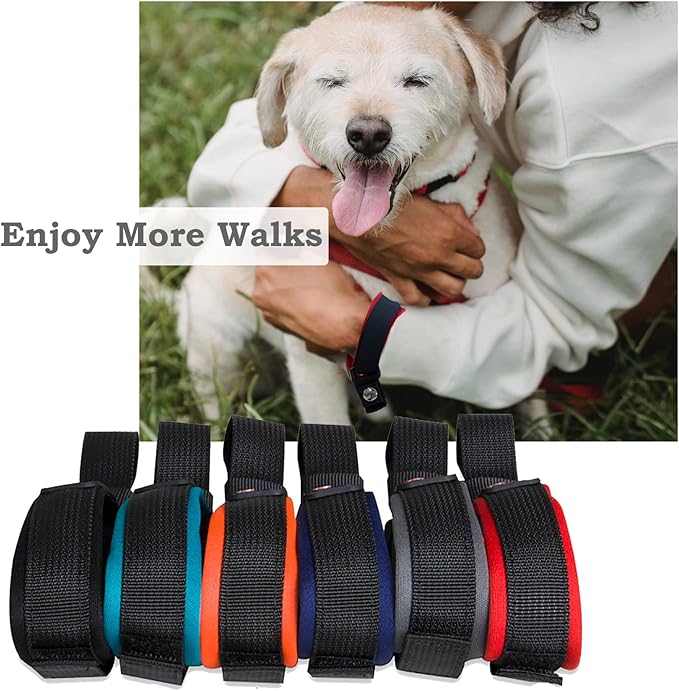 Hands Free Adjustable Dog Leash Wrist Strap, Safety Strap for Retractable Leash, Gray