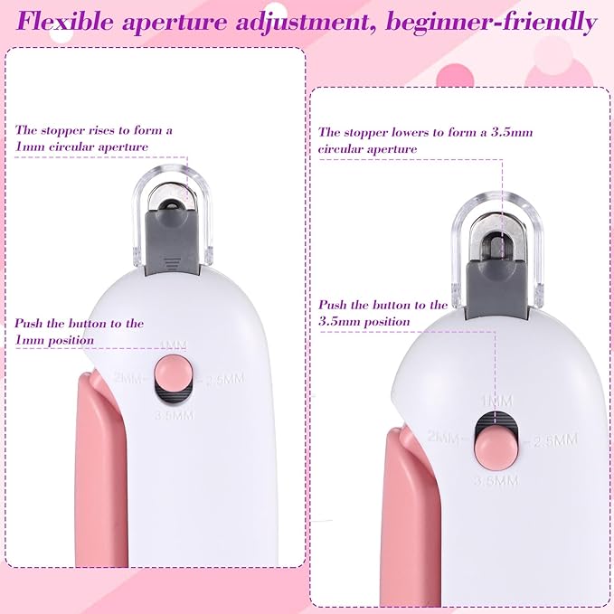 Safe Cat Nail Clippers – Anti-Splash Claw Trimmer with Adjustable Hole & Hidden Nail File, No-Stress Toenail Cutter for Kittens, Indoor Cats & Small Pets, Prevents Over-Cutting