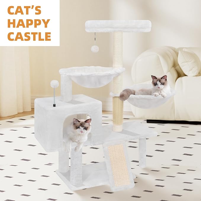 Roypet 32" Cat Tree 0111 (Beige, 39.4'')