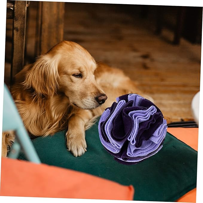Upgraded PET Dog Sniff Ball Interactive Chewing Toy for Dogs Colorful Snuffle Ball for Sniffing and Treats for Training and Playtime