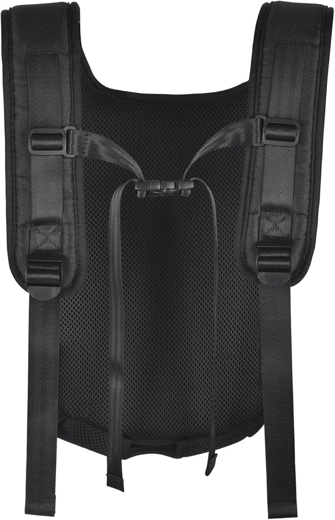 Petmolico Dog Carrier Backpack, Adjustbale Dog Front Backpack Legs Out Puppy Backpack for Small Medium Dogs Travelling Hiking Shopping, Black Medium