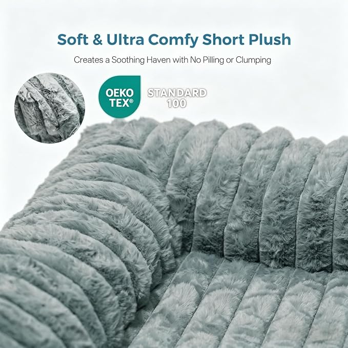 Orthopedic Dog Bed for Large Dogs with Washable Dog Bed Cover, Oeko‑TEX Certified Memory Foam Dogs Bed with Sides L-Shaped, Removable Cover, Pet Couch Bed Non-Slip, XL Dog Bed 39.4"×29.5", Grey