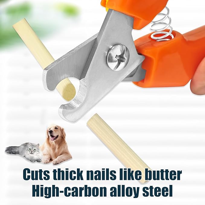 2-Pack Large Dog Nail Clippers 767C – Professional Dog Nail Clippers Trimmers for Small & Large Dogs, Safe & Precise Pet Paw Care, Durable Claw Trimmer for Home Grooming