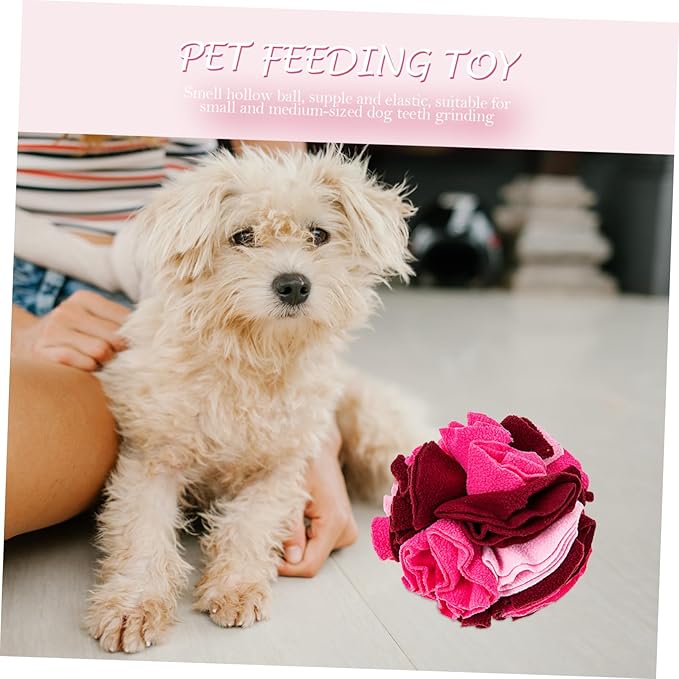 Pet Sniffing Ball Dog Foraging Ball Hidden Treats Puppy Teething Toy Pet Supplies