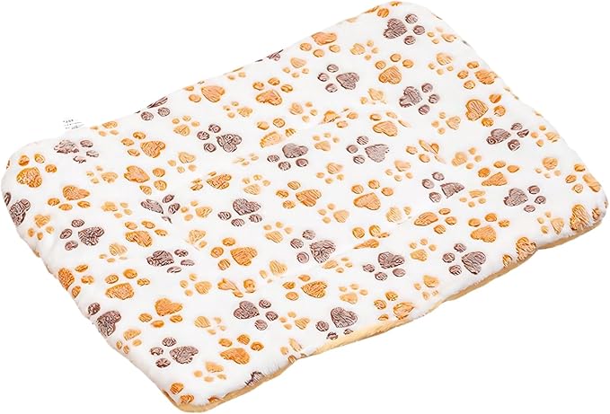 Cat Beds for Outdoor Cats:Flannel Cat Blanket for Indoor Cats,Self Warming Mat Soft and Comfortable,Crate Pads for Small Dog for Sleeping,Machine Washable (B, 15" x 22")