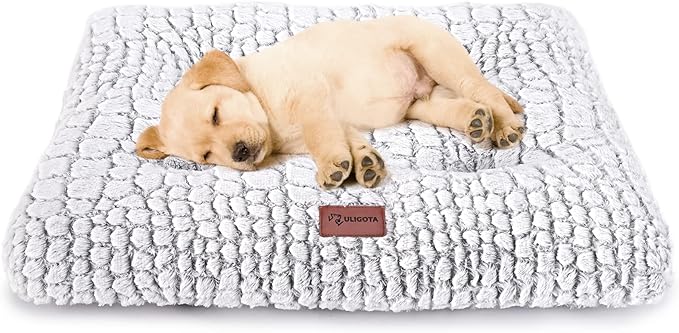 Dog Bed Crate Pad Plush Dog Crate Mat for Small Medium Large Dogs Soft Dog Bed Anti Slip Fulffy Comfy Kennel Pad