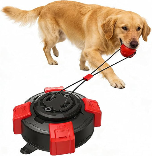 2026 Upgraded Powerful Interactive Dog Tug of War Toy, Puppy Teething Toys for Aggressive Chewers, Indestructible Dog Stimulation Toys to Keep Them Busy, Chew Toy for Small Medium Large Breed Dogs