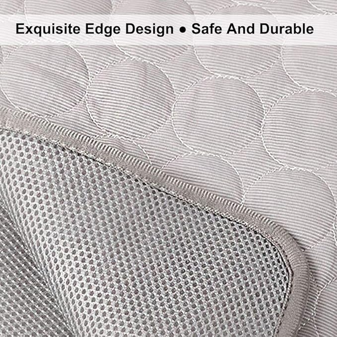 Coppthinktu Dog Cooling Mat for Dogs Self Cooling, Summer Dog Cooling Pad for Small Medium Large Dogs Cats, Pet Ice Silk Blankets Sleeping Mat, Outdoor Dog Self Cooling Crate Mats Washable Portable
