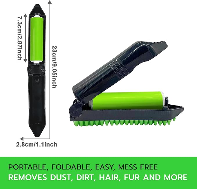 Stick It! Travel Size Rollers, Pet Hair Remover, Washable and Reusable Lint Roller for Pet Fur