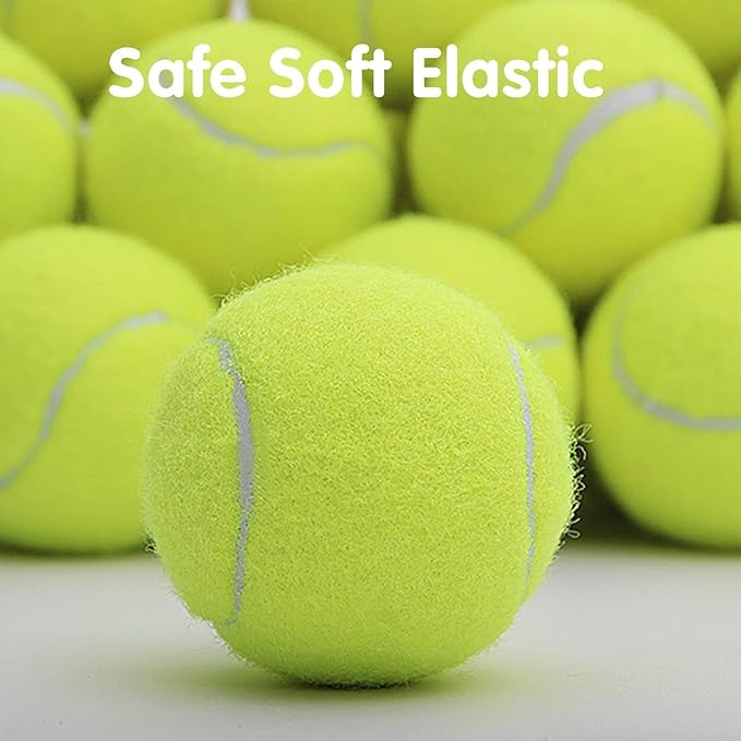 MEKAPLE Mini Tennis Ball 12 Pack for Pet Playing Fecth, 2 inch Dog Training Tennis Balls for Small Size Dogs, Interactive Dogs Playing Balls Fits 2 Inch Automatic Dog Ball Launcher