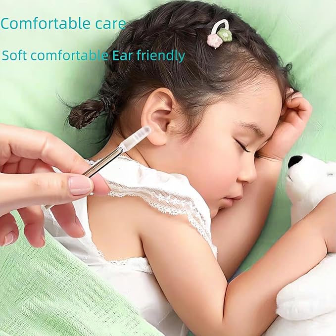 Ear Wax Removal Tools,Reusable Stickiness Ear Swab for Both Adults and Children（2 Packs (48 PCS)