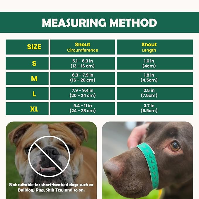 Dog Muzzle Medium Sized Dogs - Soft Muzzle for Medium Sized Dog with Air Mesh | Mussle to Stop Biting Barking and Chewing | Allows Panting and Drinking